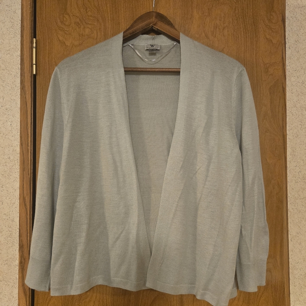 Worthington Women's Light Gray Cardigan